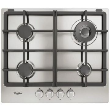 Whirlpool Whirlpool TGML 661 IX R, Oțel inoxidabil, Încorporat 58 cm, Gaz 4 zonă(e)