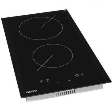 Akpo Plita Incorporabila Akpo PKA 30 830/2, Inductie, 3000w, 2 zone de gatit, 30cm, Negru