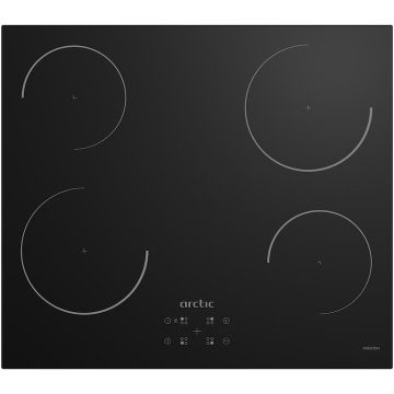 Arctic Plita incorporabila Arctic ARSI6440MTB, Inductie, 4 zone de gatit, Touch control, Negru