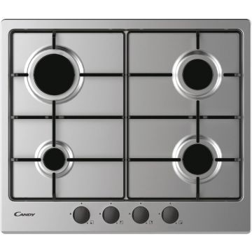 CANDY Plita incorporabila Candy CM6PBRX/4U2, Gaz, 4 arzatoare, 60 cm, Inox