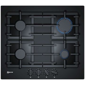 NEFF Plita incorpolabila Neff T26CS49S0, Gaz, 4 arzatoare, Aprindere la o singura mana, Siguranta cu supravegherea flacarii, FlameSelect, Grilaj fonta, Indicator de caldura reziduala, Sticla neagra, NEFF Plita incorpolabila Neff T26CS49S0, Gaz, 4 arzatoare, Aprindere la o singura mana, Siguranta cu supravegherea flacarii, FlameSelect, Grilaj fonta, Indicator de caldura reziduala, Sticla neagra,