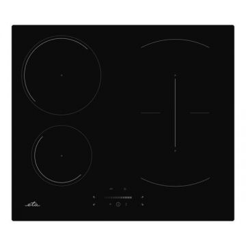 Plita cu inductie incorporabila ETA 579290000, 4 zone de gatit, 1 zona flexi, 7.4Kw, Touch control, 60cm, negru