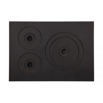 Plita din Fonta 3 Ochiuri 533 x 377 mm - Model 3OC 1101