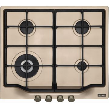 Plita gaz incorporabila Franke Country FCH 604 3G TC OA C cu 4 arzatoare  arzator tripla coroana  gratare fonta  Avena
