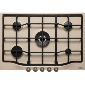 Plita gaz incorporabila Franke Country FCH 755 4G TC OA C cu 5 arzatoare  arzator tripla coroana  gratare fonta  Avena