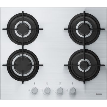 Plita gaz incorporabila Franke Crystal Steel Pro FHCR 604 4G HE XA C cu 4 arzatoare  593x513cm  Inox Easy Clean