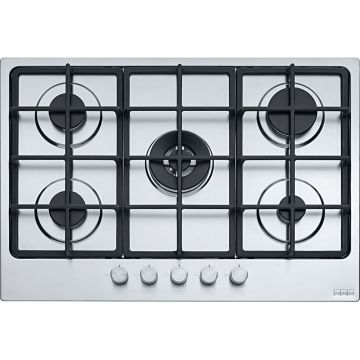 Plita gaz incorporabila Franke Smart 750 FHSM 755 4G DC XS C cu 5 arzatoare  75cm  Inox