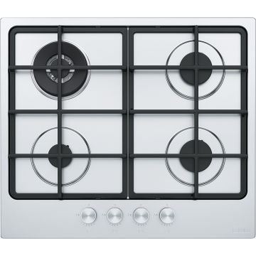 Plita gaz incorporabila Franke Smart FHSM 604 3G DC XS C cu 4 arzatoare  60cm  gratare fonta  Inox