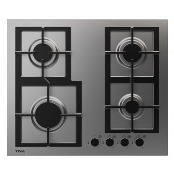 Plita gaz incorporabila Teka EFX 60.1 4G AI AL CI cu 4 arzatoare  60 cm  gratare fonta  inox