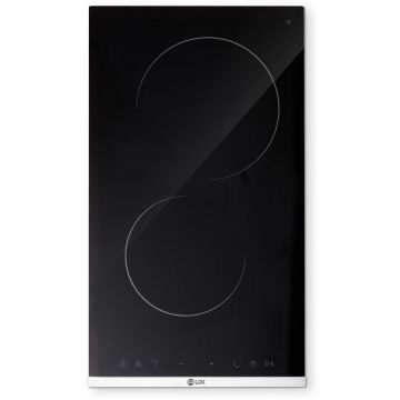 Plita Incorporabila 2VBK Vitroceramica 2 Zone de Gatit Negru