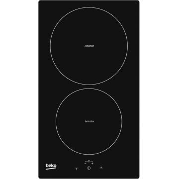 Plita incorporabila Beko HDMI32400DT, 2 arzatoare, Electric, 9 trepte, Slim, Negru