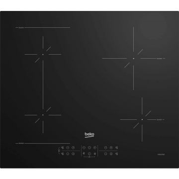 Plita incorporabila Beko HII64200SFMT, Electric, 4 arzatoare, 7.2 kw, Anti-Overflow System, Touch Control, Negru Plita incorporabila Beko HII64200SFMT, Electric, 4 arzatoare, 7.2 kw, Anti-Overflow System, Touch Control, Negru