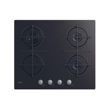 Plita incorporabila CANDY CVG6B, Gaz, 4 arzatoare, Sticla securizata, 7200 W, 60 cm (Negru)