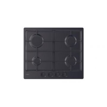 Plita incorporabila CANDY Idea CHG6BRBB, Gaz, 4 arzatoare, 7200 W, Grilaje din fonta (Negru)
