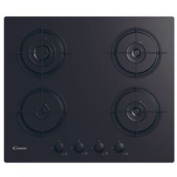 Plita Incorporabila Gaz 4 Arzatoare Aprindere Electrica 60cm Negru