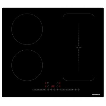 Plita incorporabila Heinner HBHI-M4ZB1FXTC, Inductie, Boost, 4 zone de gatit, Control Touch-Glisare, Functie Bridge