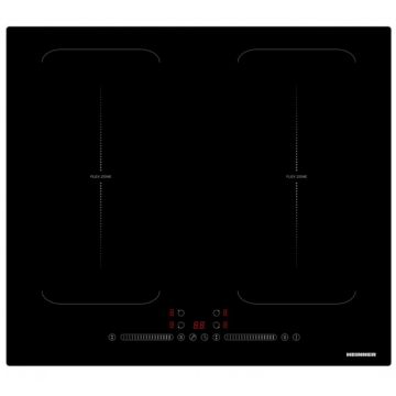 Plita incorporabila Heinner HBHI-M4ZB2FXTC, Inductie, Boost, 4 zone de gatit, Control Touch-Glisare, Functie Bridge STG-DR