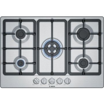 Plita incorporabila PGQ7B5B90 Gaz 5 arzatoare Inox