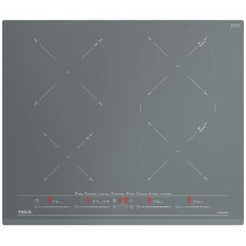 Plita inductie incorporabila Teka IZC 64630 cu 4 zone  60cm  MultiSlider Touch Control  Stone Grey
