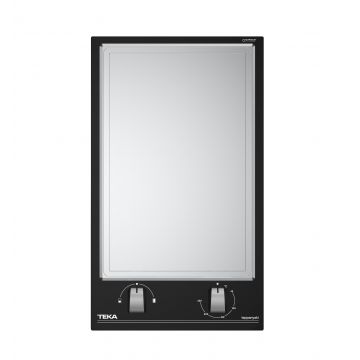 Plita Teka Maestro Teppan Yaki YZC 32600 30cm  2 zone  inox + Cristal negru