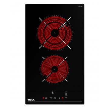 Plita vitroceramica incorporabila Teka Total TZC 32320 BK TTC VarioPro cu doua zone  30 cm  Touch Control  negru