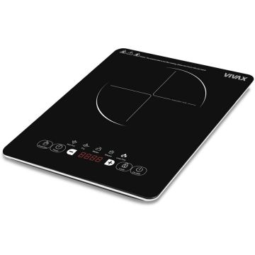 VIVAX Plita inductie portabila Vivax HPI-1500TP, 1500 W, 1 zona, Negru