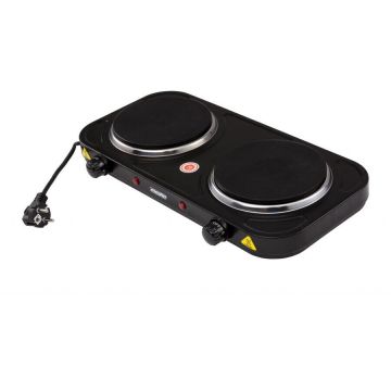 ADLER Plita Plita electrica Adler AD 6509, 2 ochiuri, 2000W, termostat reglabil, Negru