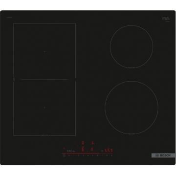 BOSCH Plita cu Inductie Bosch Serie 6 PVS61RHB1E, 592 mm, 4 Zone FlexInduction, TouchSlider, PowerBoost, PerfectFry, Negru