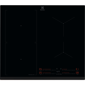 Electrolux Plita incorporata cu inductie Electrolux EIS67453 SenseBoil&Fry, Hob2Hood, 60 cm, Negru