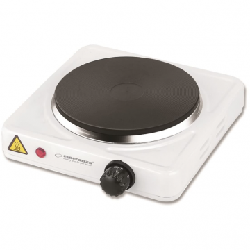 ESPERANZA Plita electrica Esperanza EKH013W, 1000W, 15.5cm, Alb