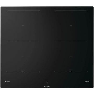 Gorenje Plita cu inductie incorporabila Gorenje GI6443BSCWF, 4 zone de gatit, 7360 W, sticla-ceramica, Negru