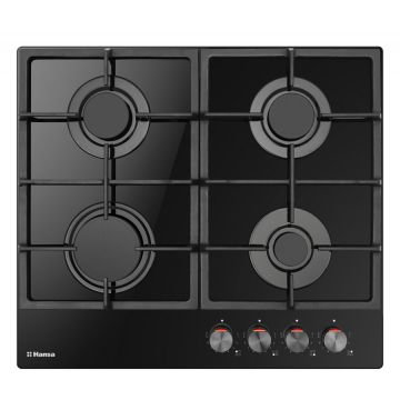 hansa Plita incorporabila Hansa BHKS610505, gaz, 60 cm, negru