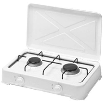 MPM Aragaz gaz, Smile, SMILE-KN-02/1K, 2 arzatoare, 590x90x355mm, Alb