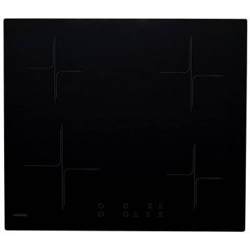NobeLTek Plita Inductie Incorporabila NobeLTek BI NHI-85604B 60cm Comenzi Frontale Touch 4 Arzatoare Timer 9 Trepte de Putere Sticla Neagra