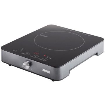 Plita Electrica cu Inductie 303010 cu 1 Zona de Gatit 1800W Negru/Gri