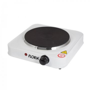 Plita Electrica Floria, Alb, 25 x 25 x 5 cm, 1 Ochi, 1500 W