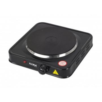 Plita Electrica, Putere 1000W, Termostat Reglabil, 1 Ochi, Negru