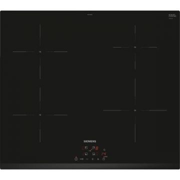 SIEMENS Plita electrica cu inductie Siemens EH631BEB6E, 4 arzatoare, 7400 W, 60 cm, Negru