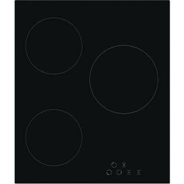 Simfer Plita incorporabila vitroceramica Simfer H4.030.DECSP , 3 zone de gatit, 45 cm, Neagra